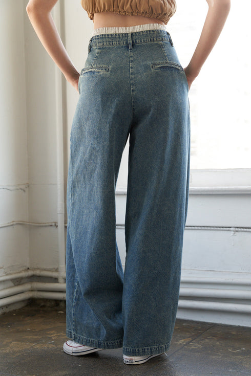 somewhere-up-above-denim-pants Flying Tomato-Sophia's Style-2